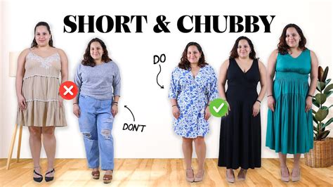 short and thick women|How to dress a short and chubby figure .